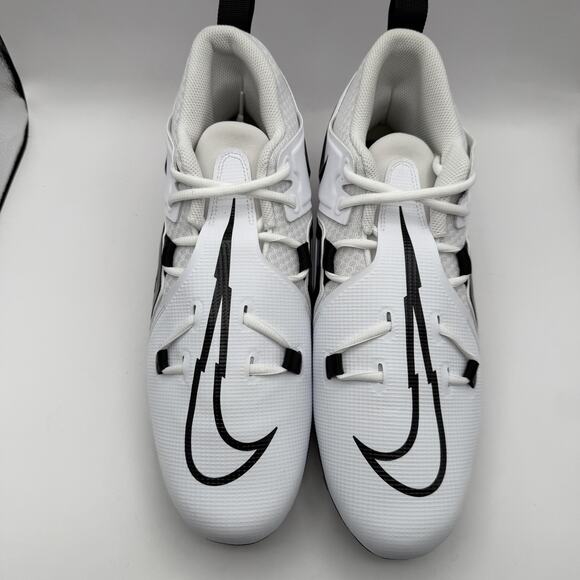 NEW Nike Alpha Menace Pro 3 Mens‎ Football Cleats Sz 12 Panda White CT6649-100